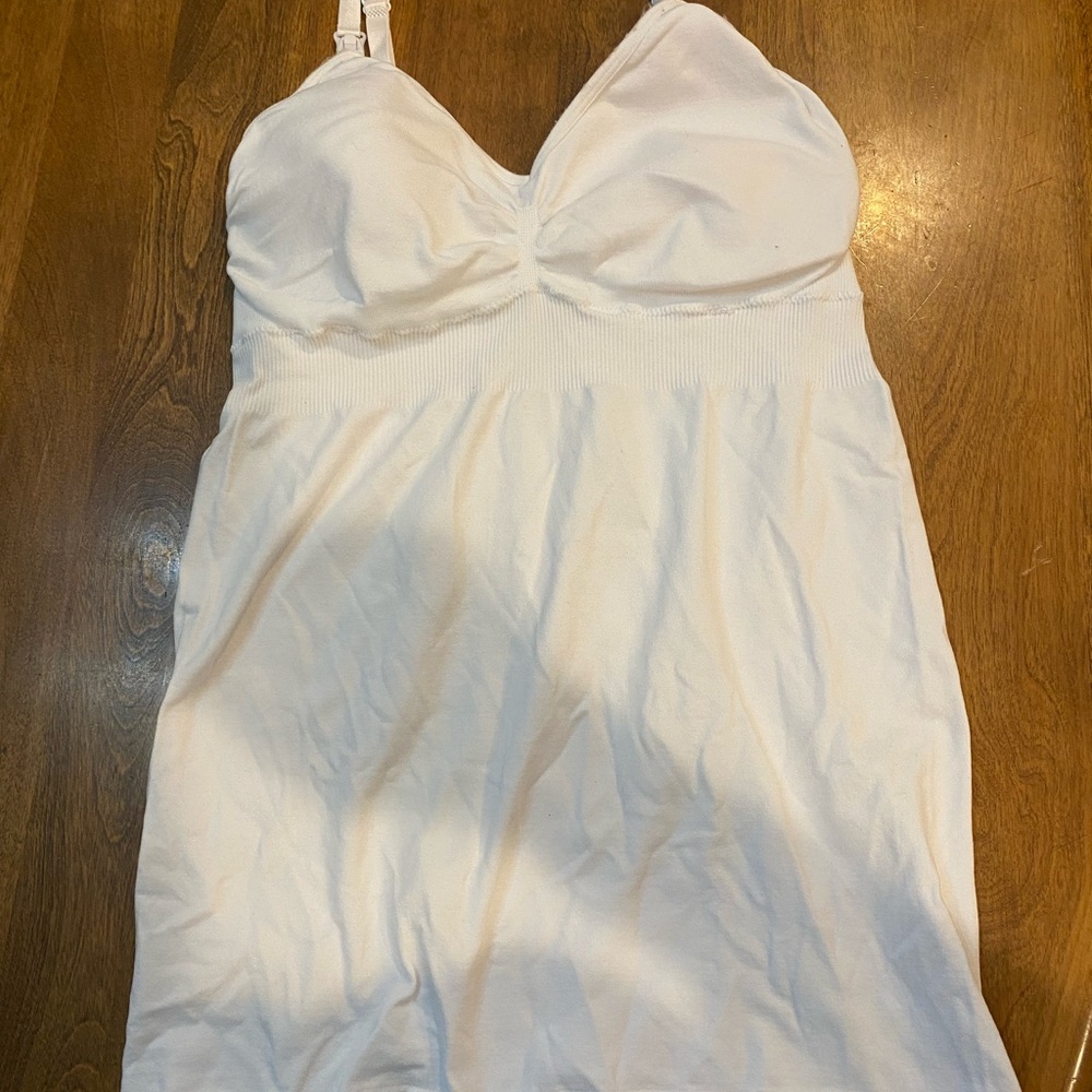 Emma’s Expressions Maternity Elegant White Chemise